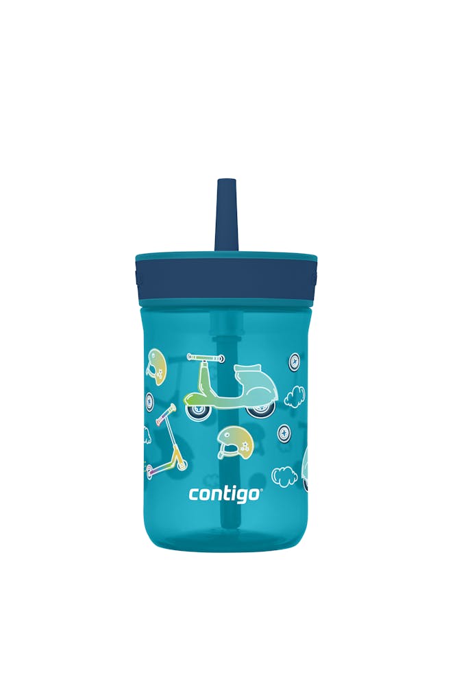 Kids’ Leighton Straw Tumbler with Spill-Proof Leak-Proof Lid, 14oz G7