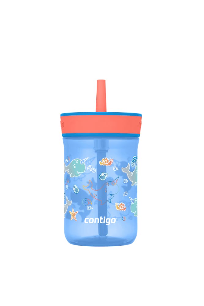 Kids’ Leighton Straw Tumbler with Spill-Proof Leak-Proof Lid, 14oz G7