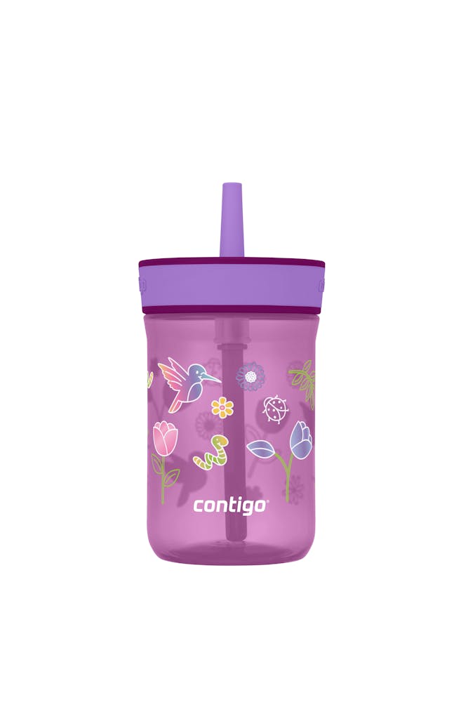 Kids’ Leighton Straw Tumbler with Spill-Proof Leak-Proof Lid, 14oz G7